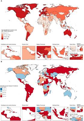 Distinct time trends in colorectal cancer incidence in countries with SDI levels from 1990 to 2019: an age–period–cohort analysis for the Global Burden of Disease 2019 study